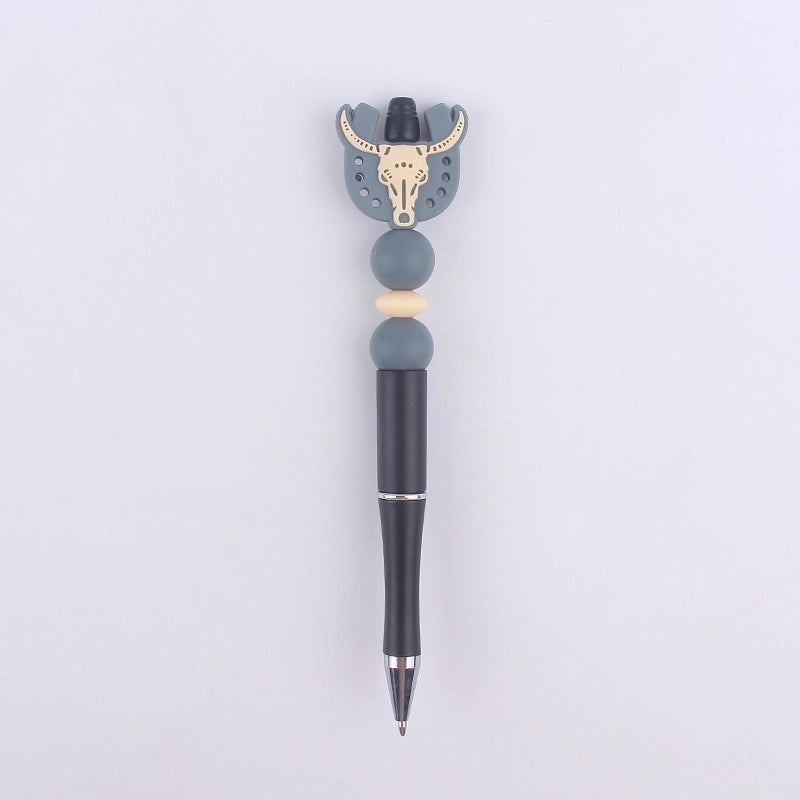 1 Piece Animal Class Learning Daily Plastic Silica Gel Cartoon Style Cute Gel Pen