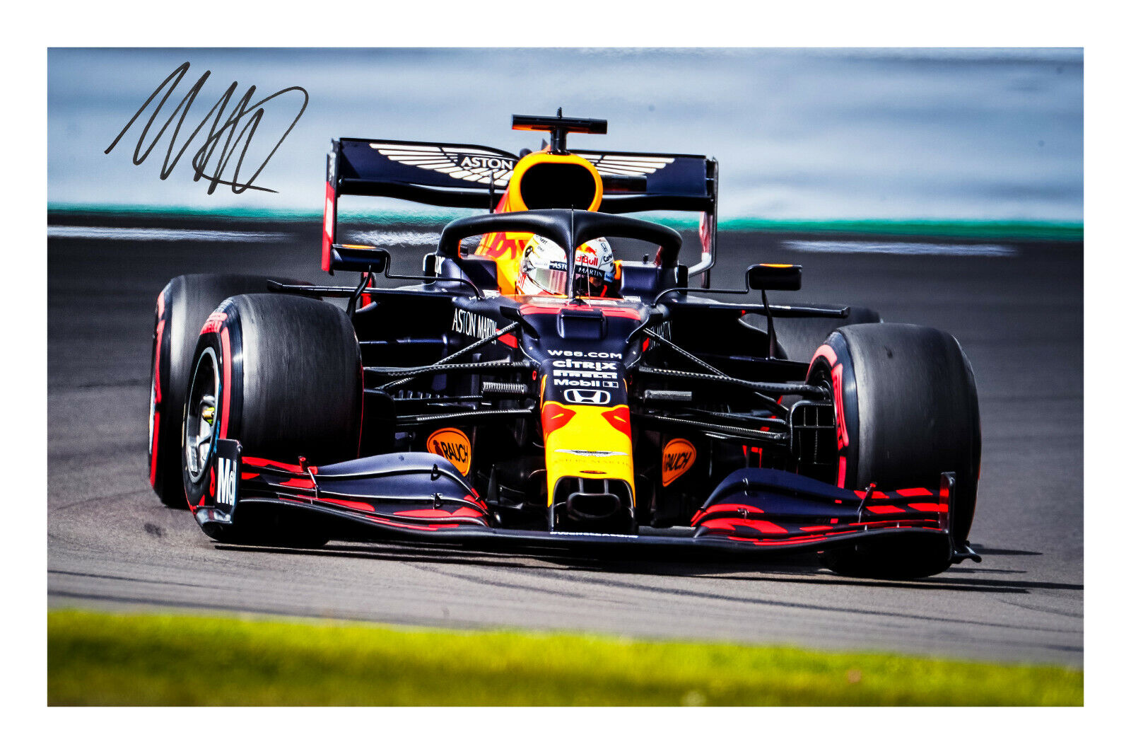 Max Verstappen Signed A4 Photo Poster painting Print Autograph Formula 1 Driver