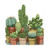 (Counted/Stamped) 11CT/14CT Cactus - Cross Stitch 34*35cm/13.39*13.78in(Brand)