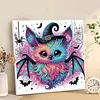 Diamond Painting - Partial Special Shaped Drill - Halloween Owl(Canvas|30*30cm)
