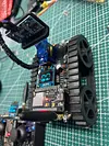 ESP32 smart remote control car with OLED display and supports Bluetooth 4G remote control