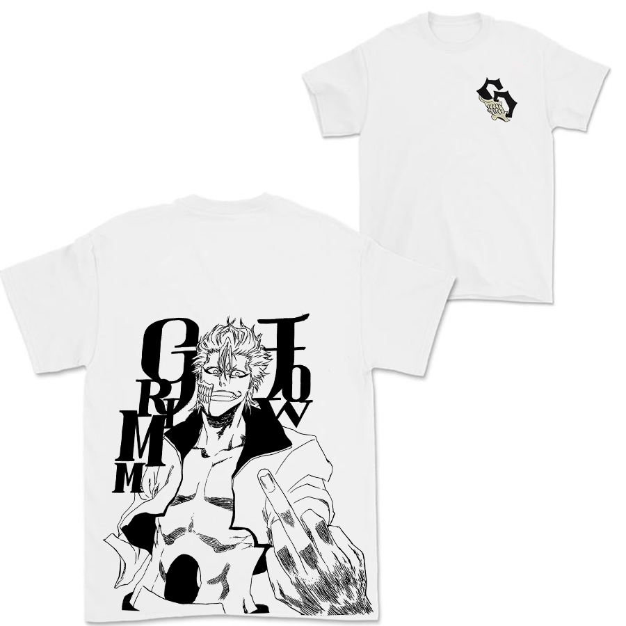Grinjow Bleach Printed Unisex Oversized T-shirt