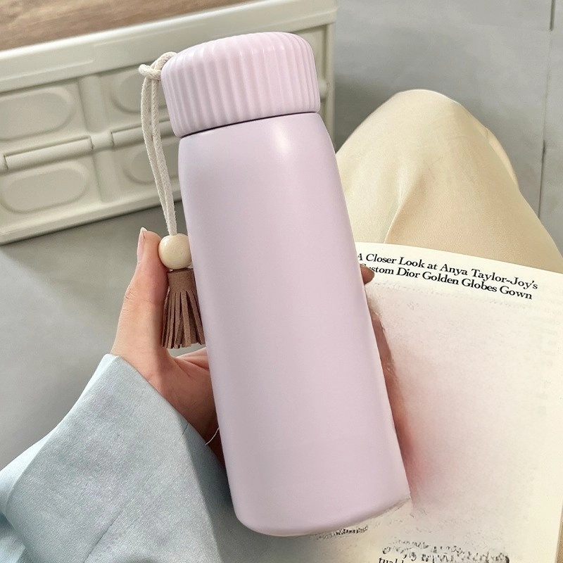 Korean-style Thermos Cup Girl’s High-value Mini Cute Water Cup Student Portable Small Simple Cup