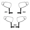 for 15-22mm Handlebars ABS Rearview Mirror EBike & Commuter for Road Safety