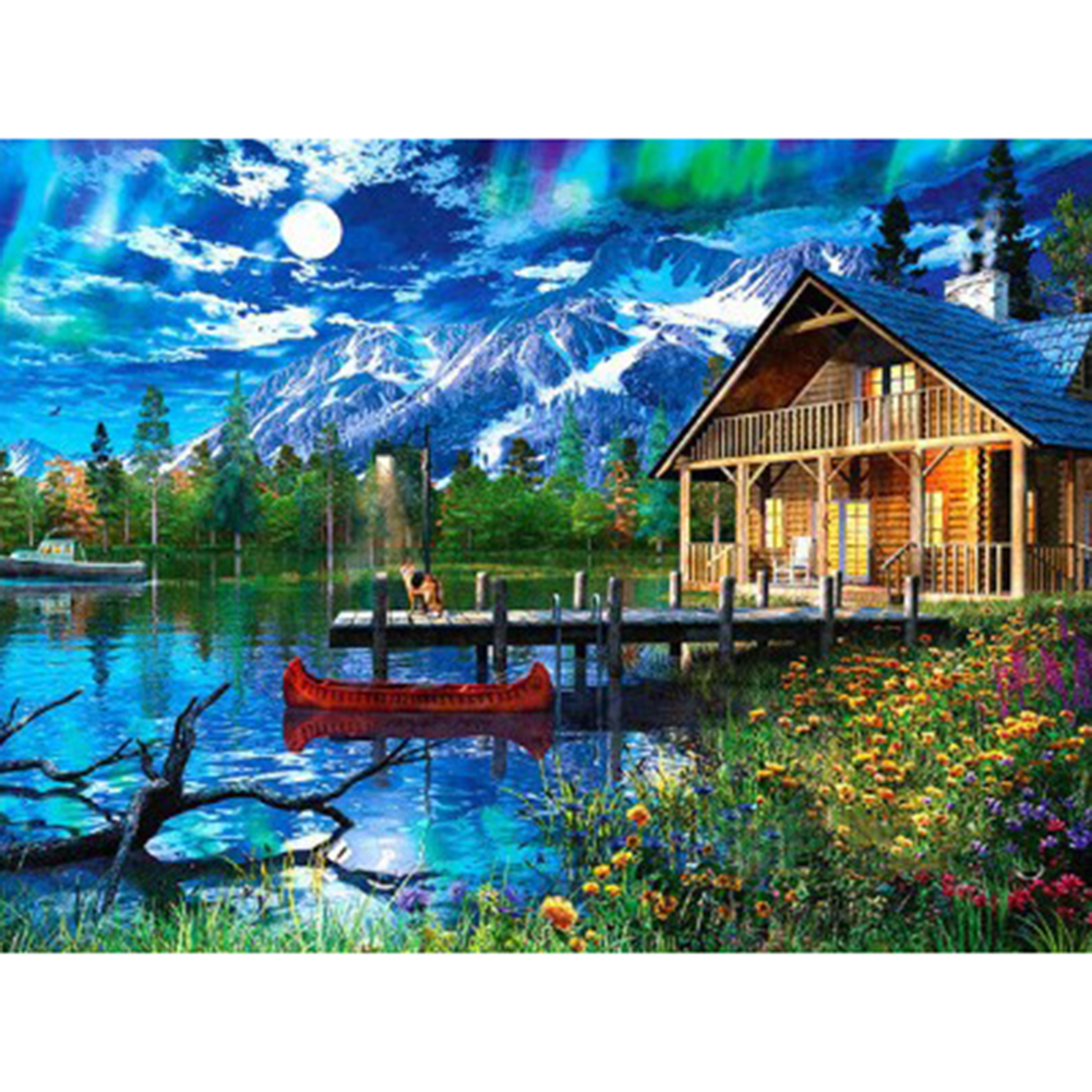 

Cabin View - Round Drill Diamond Painting - 50*40CM, 501 Original