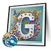 Butterfly Flower G 5D Partial Drill DIY Diamond Painting Kit 30*30cm