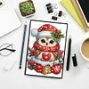 Diamond Painting Xmas Owl Diary Book 50 Pages for Adults Kids