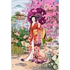 Diamond Painting-5D Full Round Drill Geisha Beauty
