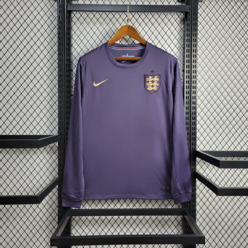 England 2024 Away Stadium Long Sleeve Jersey - Fans Version