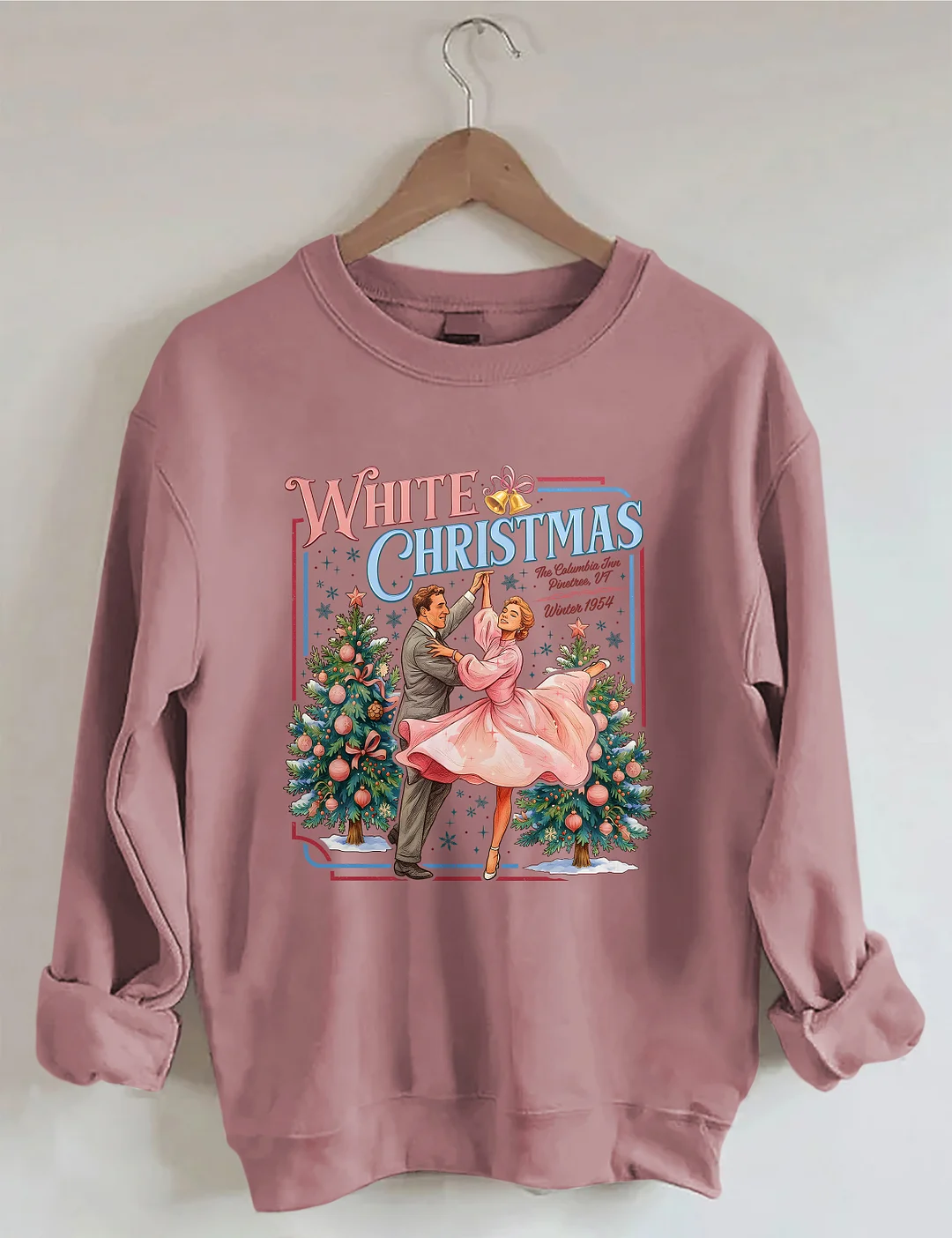 Haynes Sisters White Christmas Sweatshirt