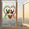 Diamond Painting Hanging Ornament Lovebirds Heart Wreath 9.45x9.45in