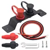 Battery Charging Post Copper Relocation Battery Jump Post with Cable for UTV Car
