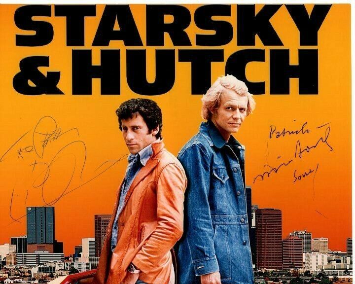 DAVID SOUL & PAUL MICHAEL GLASER Signed STARSKY & HUTCH Photo Poster paintinggraph - To Patrick