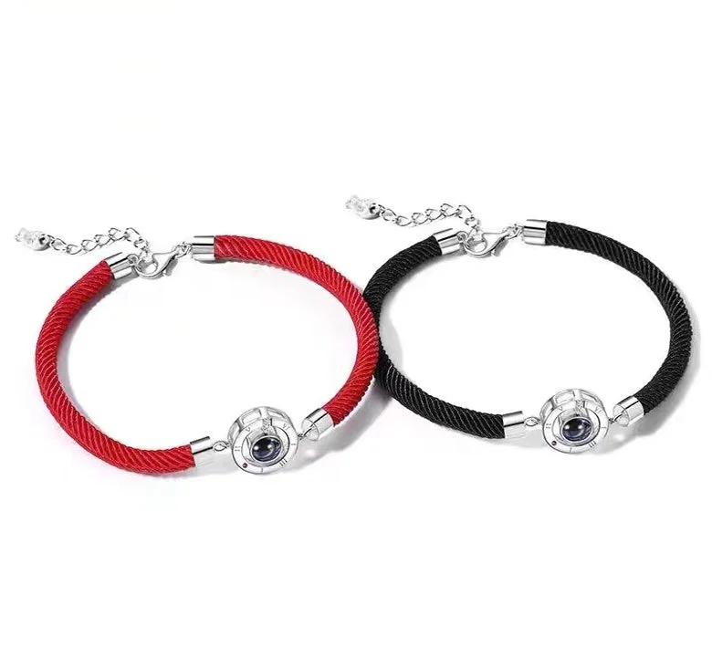 2023 Limited Projector Custom Personalized Circle Photo Bracelet wetirmss