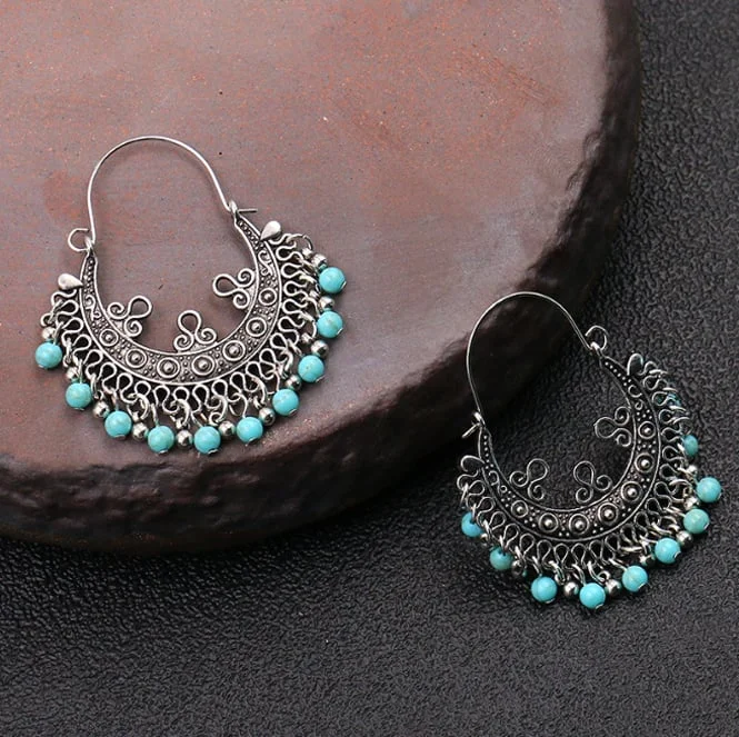 Western Retro Style Fashion Earrings