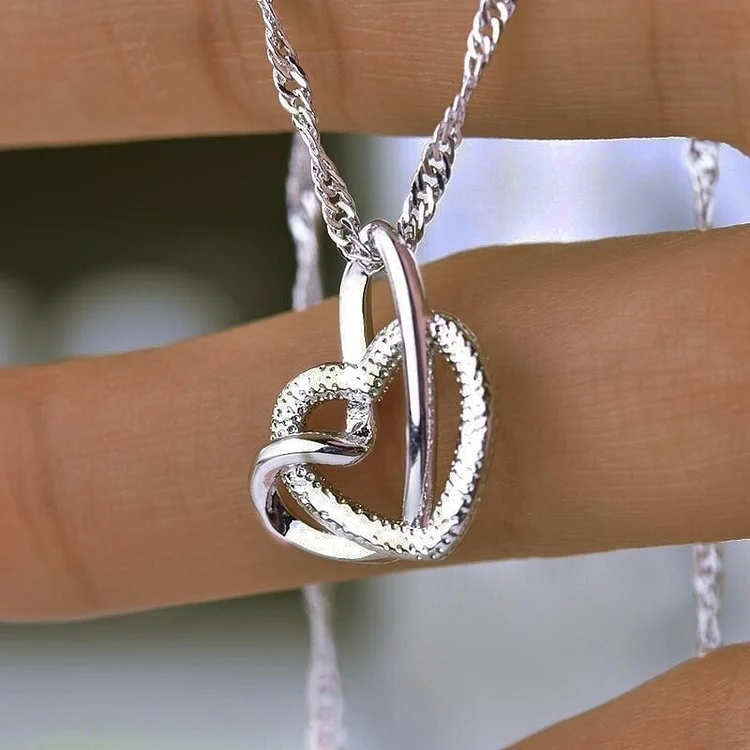 Interlocking Heart Necklace - The Perfect Gift socialshop