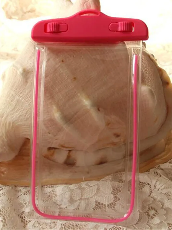 Fluorescent Touch Screen Luminous Water Proof Cell Phone Pouch