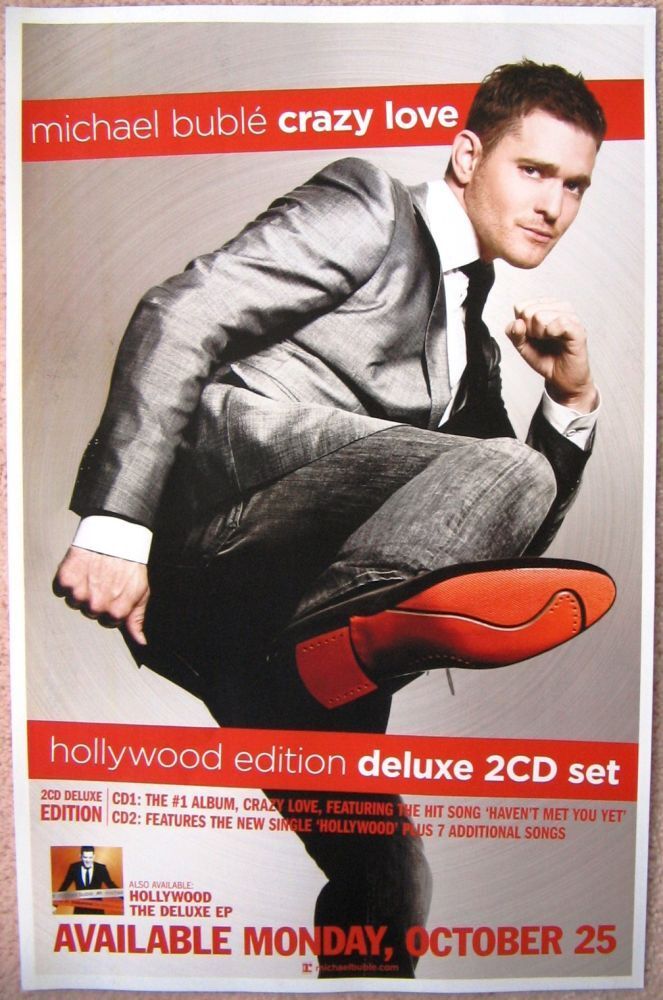 MICHAEL BUBLE Album POSTER Crazy Love 11x17