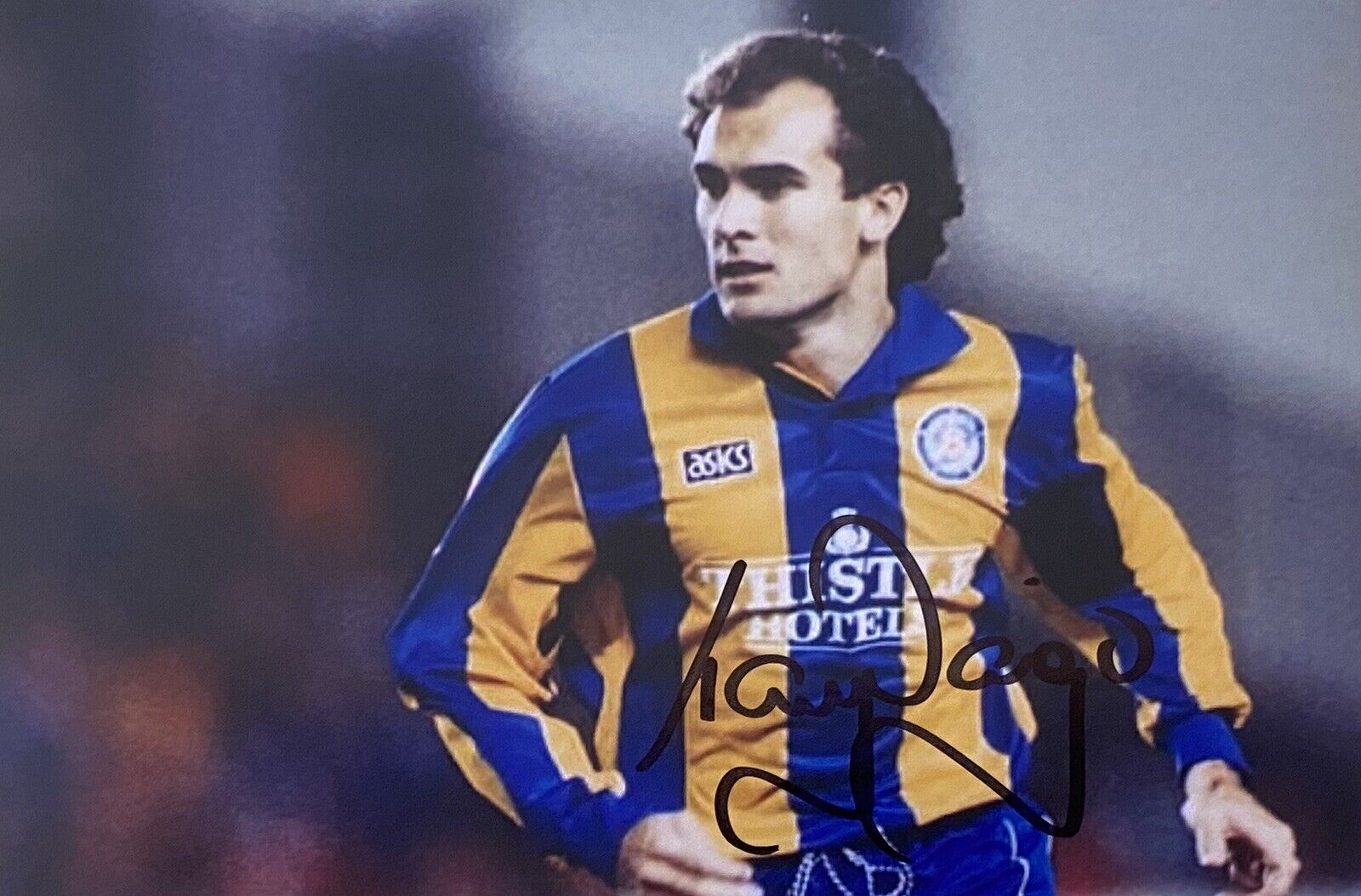 Tony Dorigo Genuine Hand Signed Leeds United 6X4 Photo Poster painting