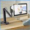 4K USB Document Camera, 8MP Webcam & Visualiser for A3 Size with Dual Microphones, 3-Level LED Light, Image Invert, Foldable for Live Demo, Work with Windows, macOS and Chrome OS
