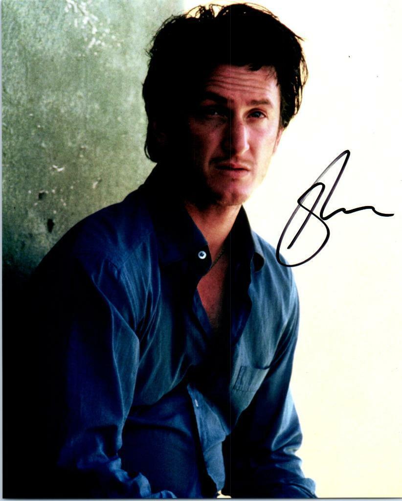 Sean Penn signed 8x10 Photo Poster painting picture autographed good looking plus COA