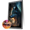 Diamond Painting -Full Round Drill Wolf(70*40 CM)