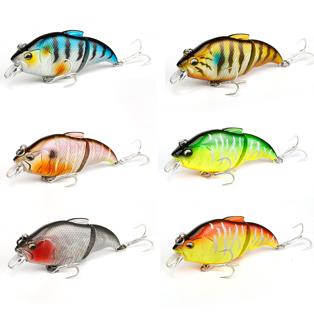 

15.5g/10cm Luya Multi-Section Fishing Bait Plastic Simulation Fishing Lure, 501 Original