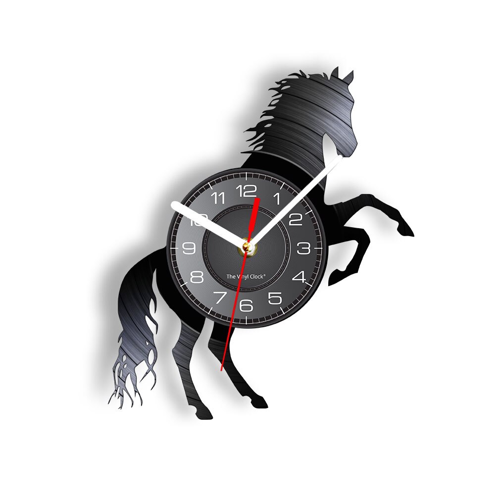 

Horse Silhouette Laser Cut - Vinyl Record Wall Clock - Without LED, 501 Original