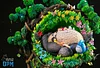 Hayao Miyazaki Desktop Little Scene Series My Neighbor Totoro - My Neighbor Totoro Resin Statue - OPM-Studio [In Stock]