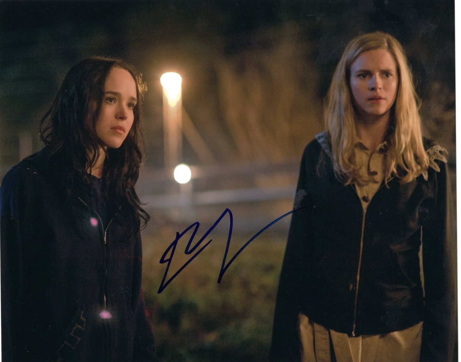 Ellen Page signed 8x10 Photo Poster painting w/COA Kitty Pryde Shadowcat Whip It #9