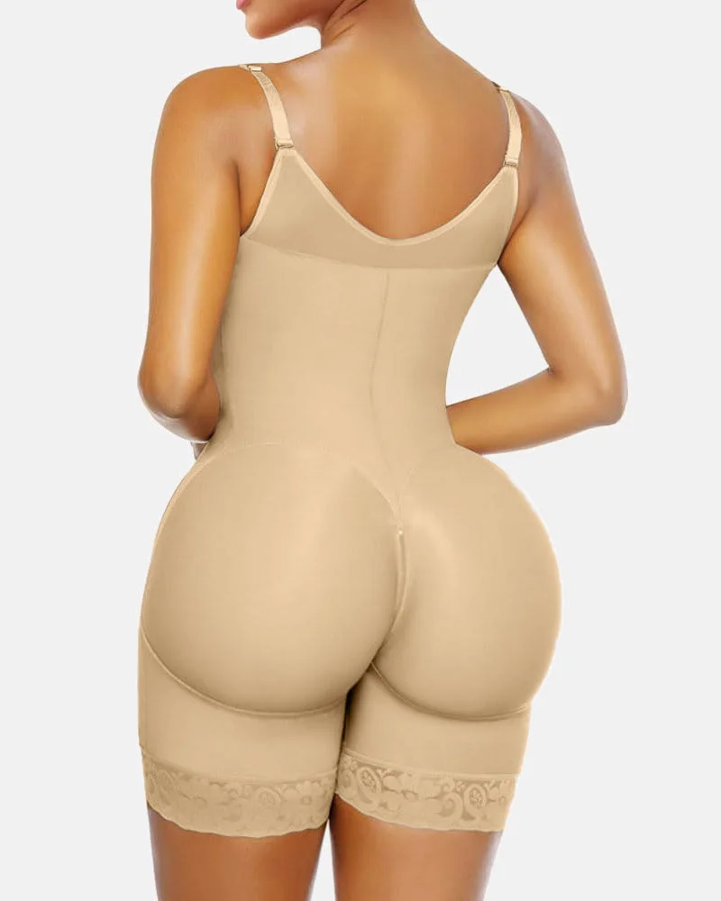 🔥🔥 Extra Plus Size Shaper Bodysuit Tummy Control Shapewear With Bra