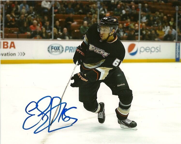 Anaheim Ducks Emerson Etem Autographed Signed 8x10 Photo Poster painting COA