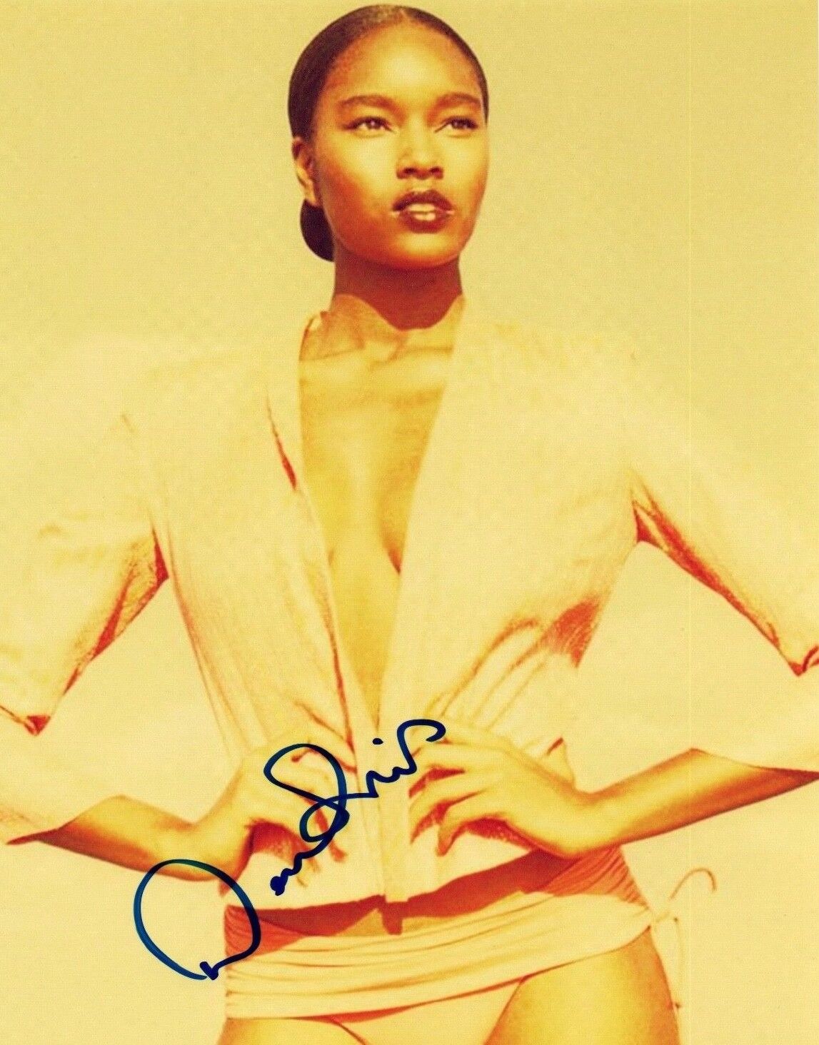 Damaris Lewis Signed Autographed 8x10 Photo Poster painting Hot Sexy SI Swimsuit Model COA VD