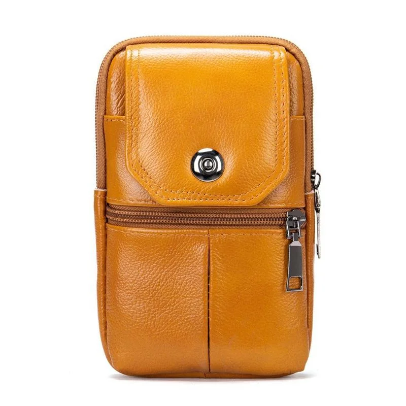 Mens Outdoor Vintage Durable Casual Belt Bags