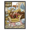 Quiet Nights -14CT Stamped Cross Stitch Kit(29*37cm)
