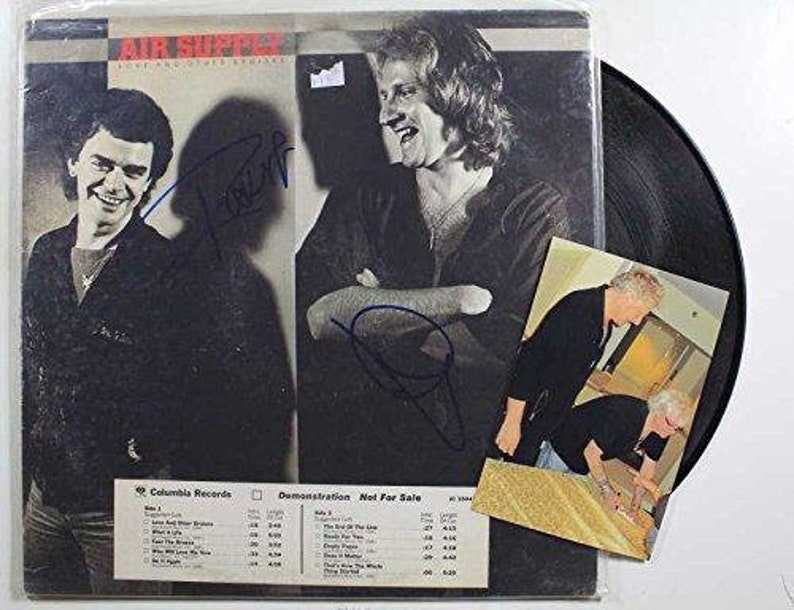 Graham Russell & Russell Hitchock Signed Autographed Air Supply