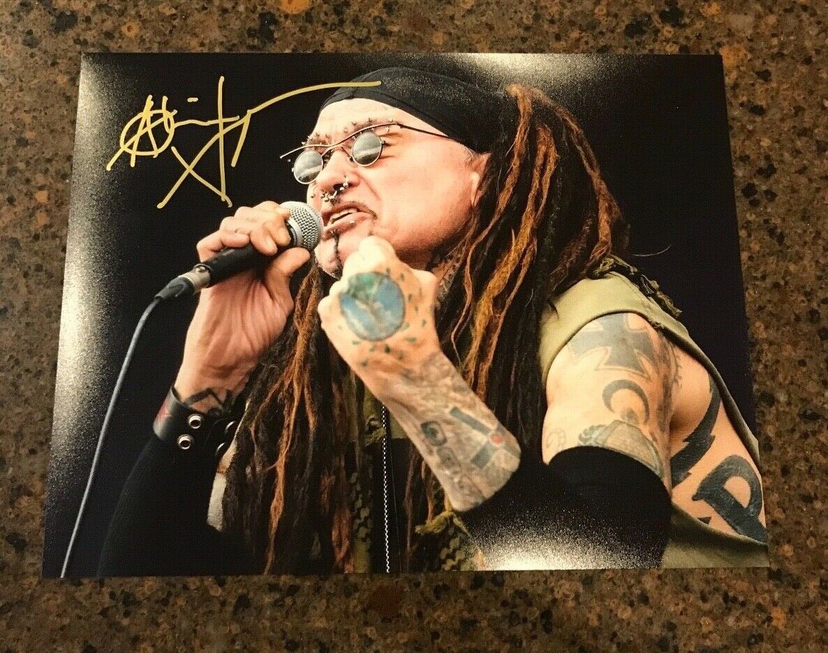 * AL JOURGENSEN * signed autographed 11x14 Photo Poster painting * MINISTRY BAND * 3