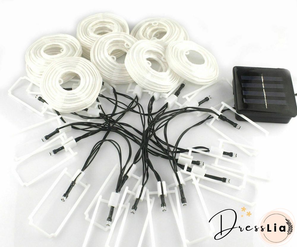 50/60 LED Patio Solar Garland Fairy Light Outdoor Lantern Ball Solar Led String Fairy Light Home, Party & Wedding Decorations