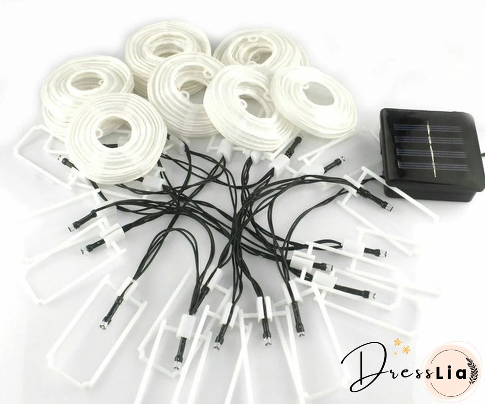 50/60 LED Patio Solar Garland Fairy Light Outdoor Lantern Ball Solar Led String Fairy Light Home, Party & Wedding Decorations