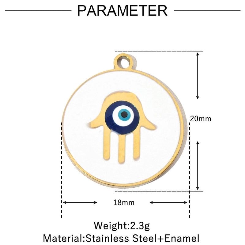 3 PCS/Package 18 * 20mm 18 * 22mm 304 Stainless Steel Geometric Heart Shape Jewelry Accessories Pendant