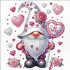Diamond Painting-DIY Crystal Rhinestone Valentines Day Gnome