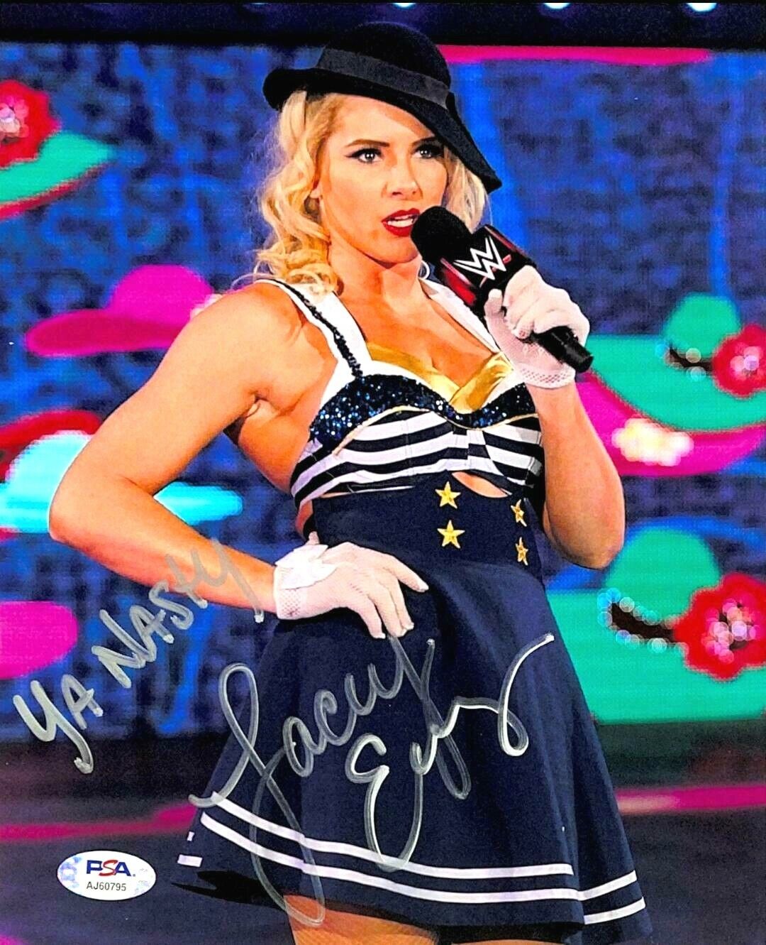 WWE LACEY EVANS HAND SIGNED AUTOGRAPHED 8X10 Photo Poster painting WITH PROOF & PSA DNA COA 3