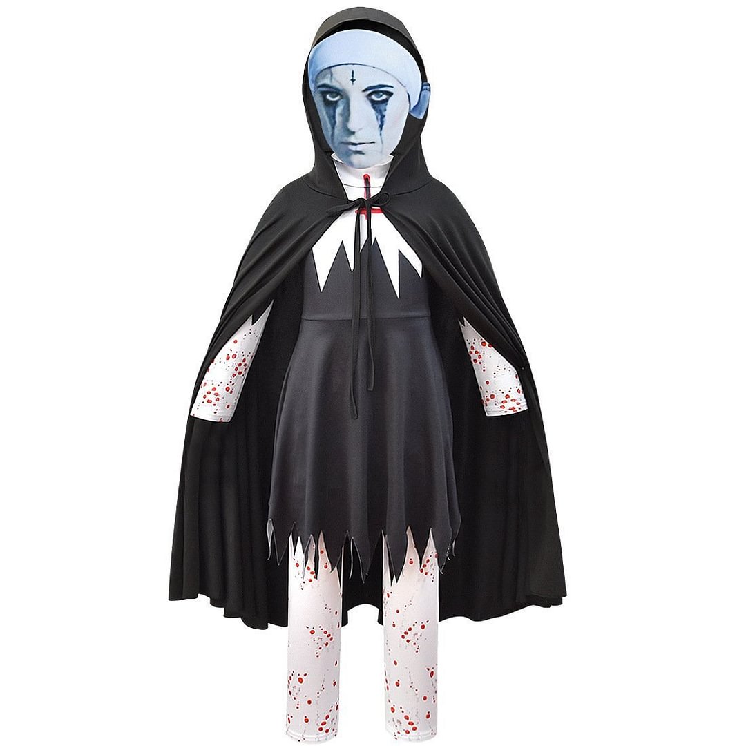 Plague Doctor Dress Cosplay Costume Halloween Props for Kids
