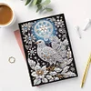(US Local)Bird Special Shaped Diamond Painting Journal Notebook for Adults Students