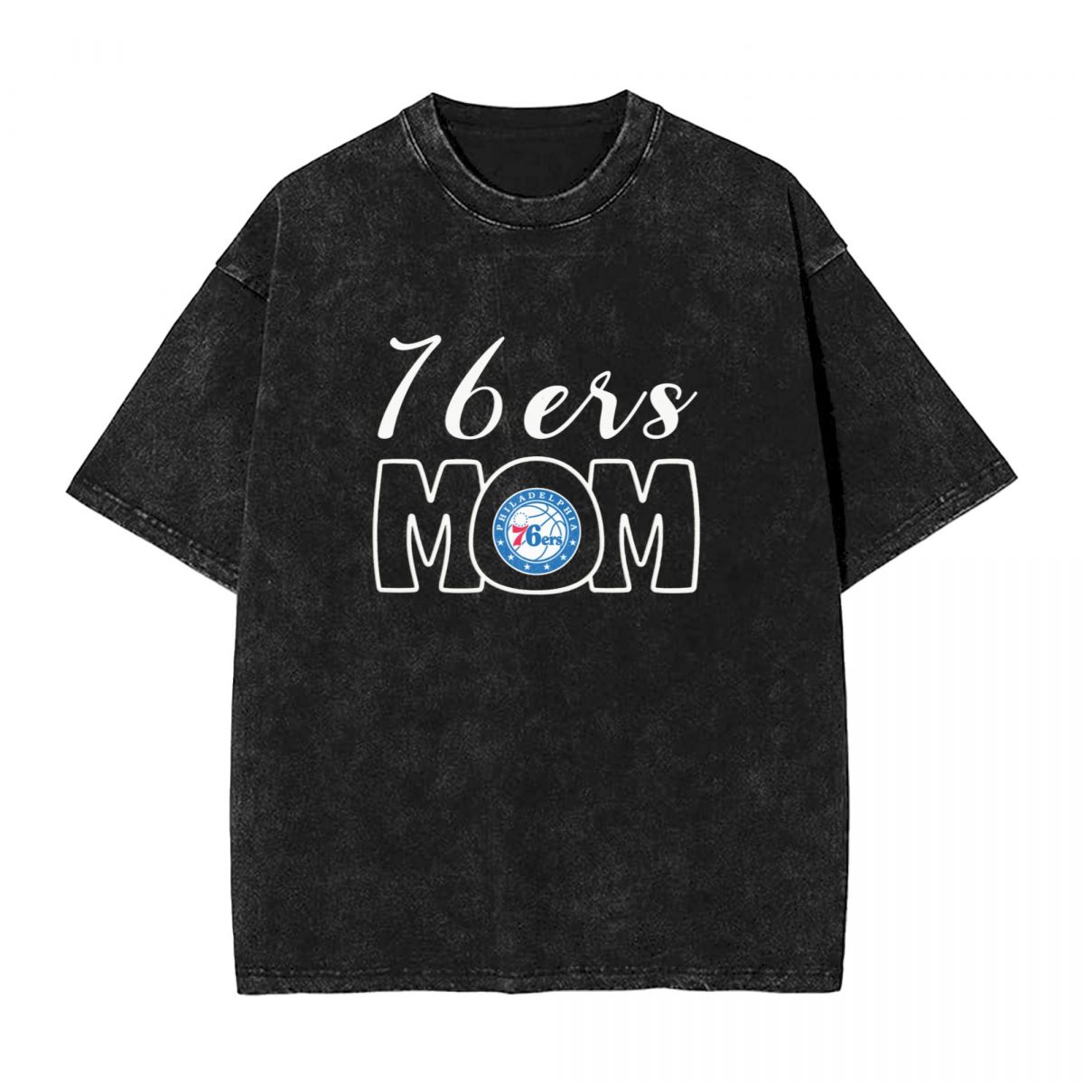 Philadelphia 76ers Mom Men's Oversized Streetwear Tee Shirts