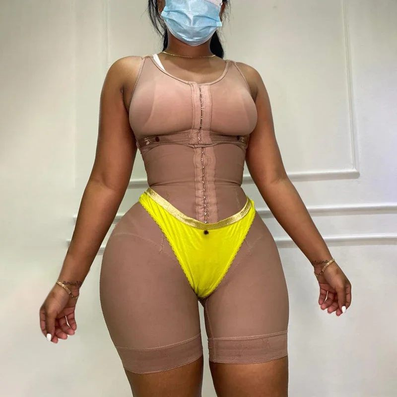 Billionm Control Fajas Post surgery Colombian Girdles Hook And Eye Front Closure Women Shapewear Post Liposuction Sexy Lingerie