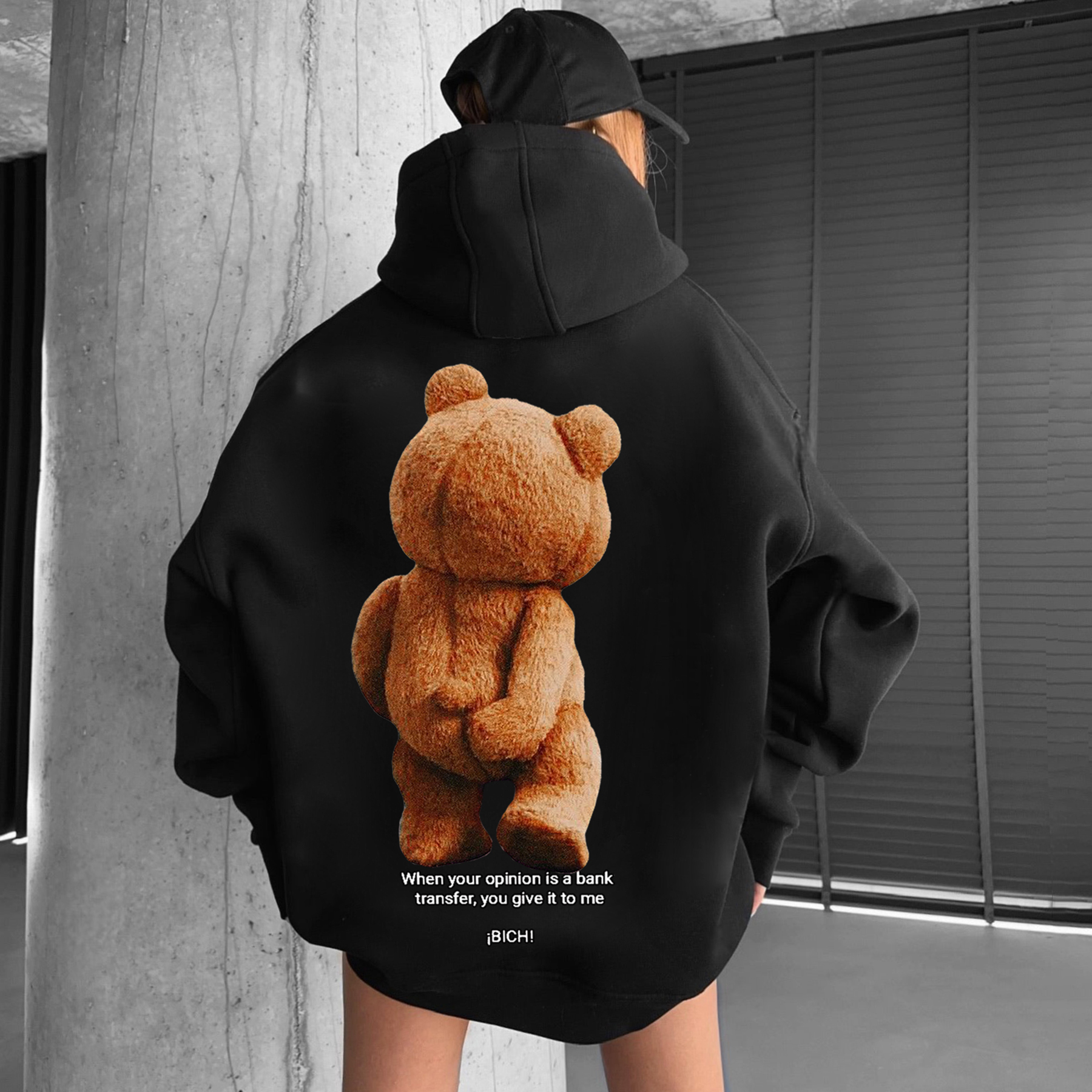 Oversize Teddy Bear Hoodie / TECHWEAR CLUB / Techwear