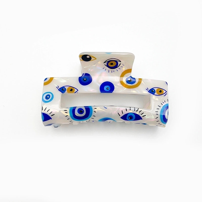 Women’s Casual Minimalist Eye PVC Hair Claws