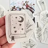 【15 PCS】Water Soluble Mystical Hand Embroidery Pattern,peel and stick paper for ornaments