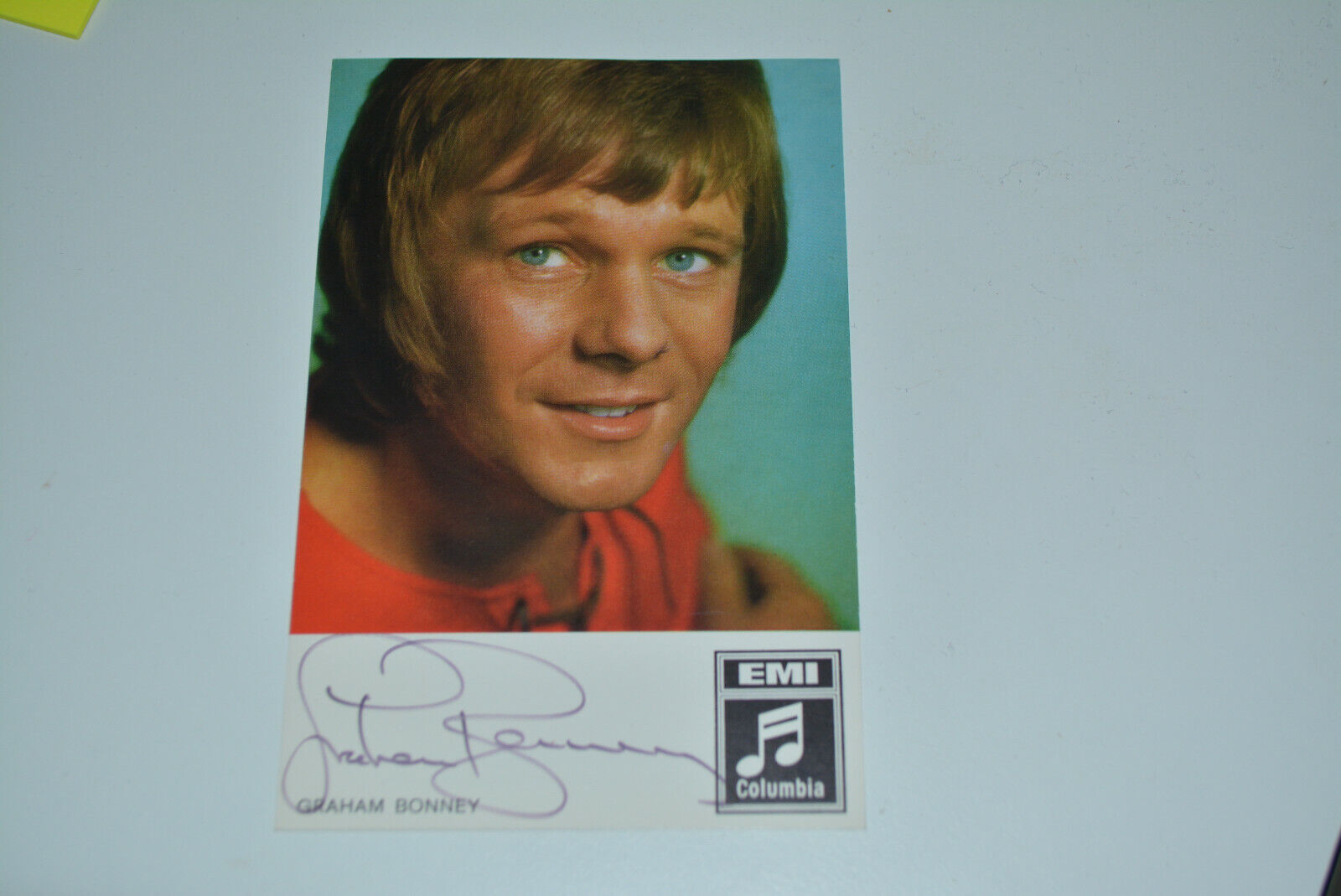 GRAHAM BONNEY signed orginal autograph postcard 4x6 (10x15cm)